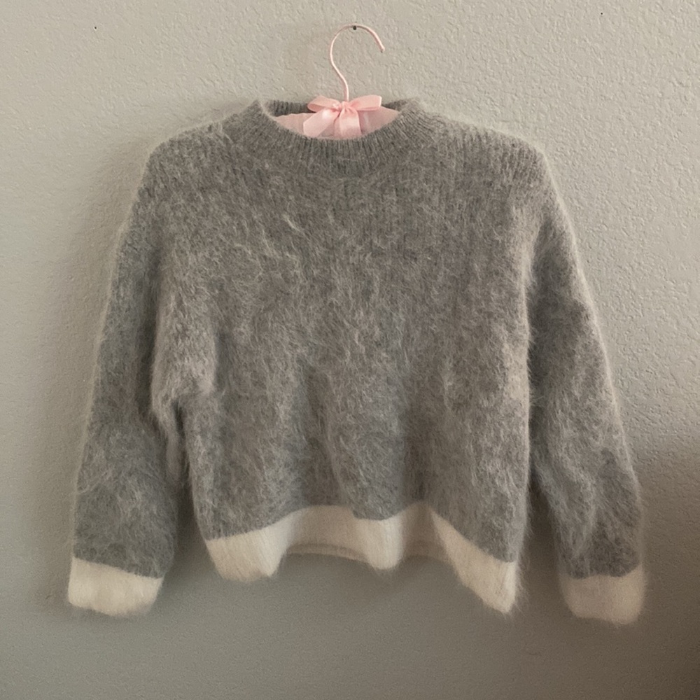 Acne Studios Grey Mink Sweater - Picture 3 of 5